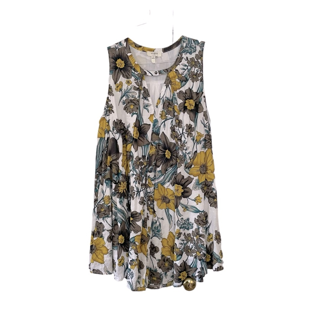 Umgee Short Floral Summer Dress Size M